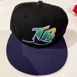 New Era Tampa Bay Devil Rays 59Fifty Baseball Hat Size 7 1/4